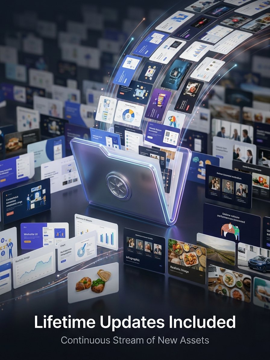 Ultimate AI Asset Library – 1000+ Multi-Niche Visuals for Creators, Marketers & Freelancers product image (7)