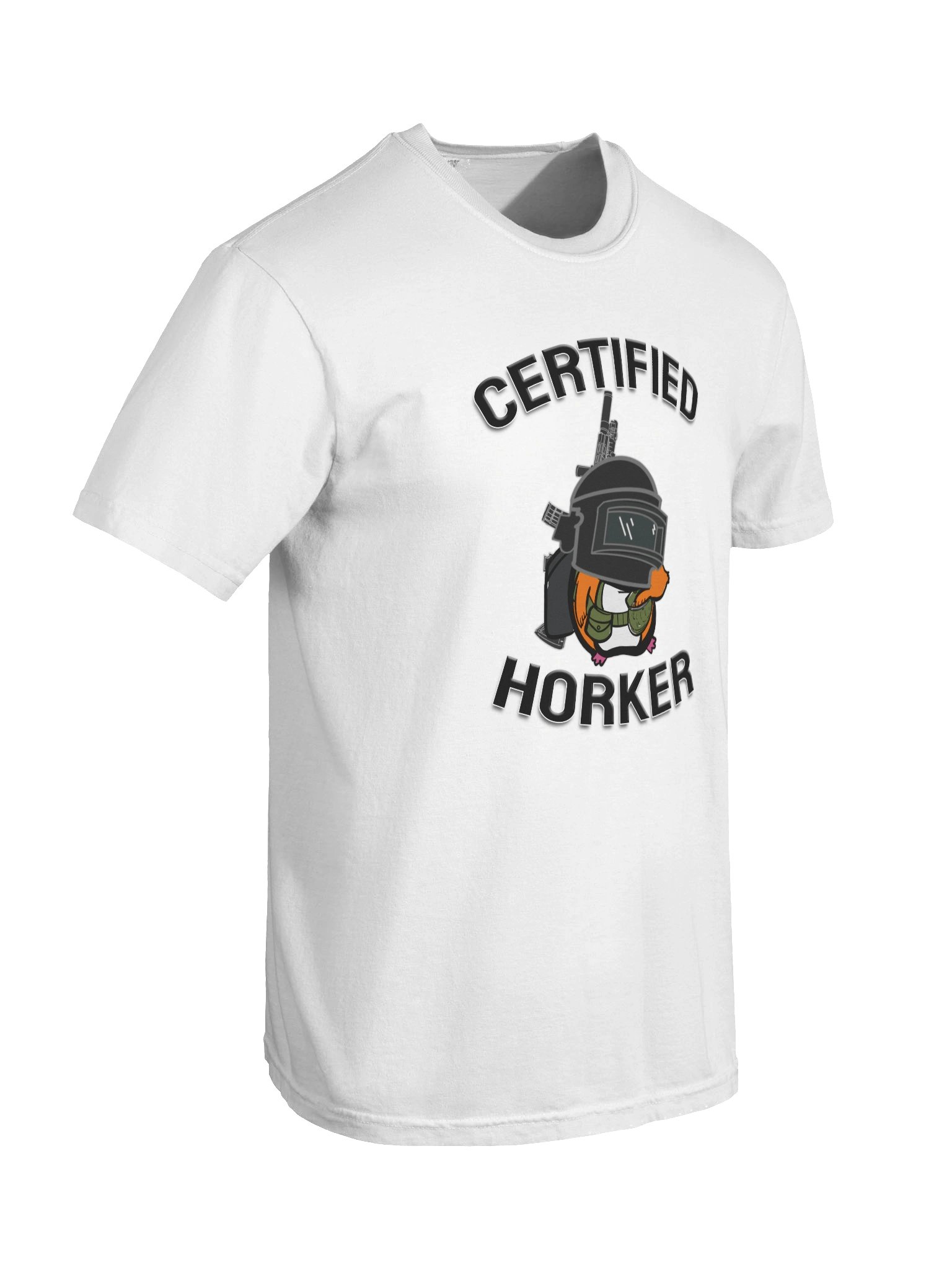 Certified Hamster T-Shirt (Black Text) product image (6)