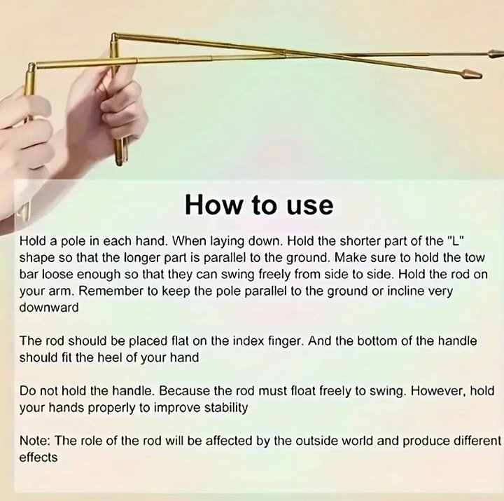 ‏✨ Spiritual & Energy Dowsing Yes/No Signals for Spirits & Energy قضبان كشف الروح إشارات والطاقة product image (2)