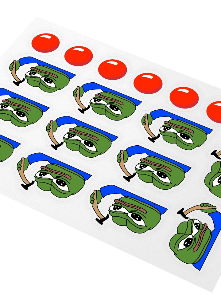 Stickers! - Pepe Hammer Pack! product image (2)