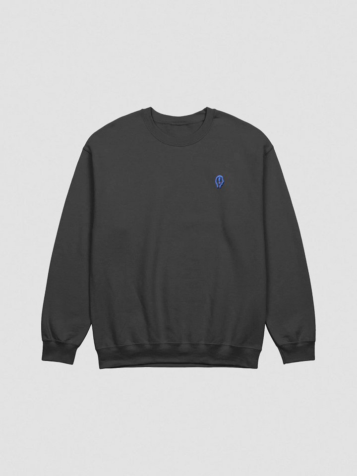EXCLAIMING MENTALLY (L.C. violet design) embroidered crewneck product image (1)