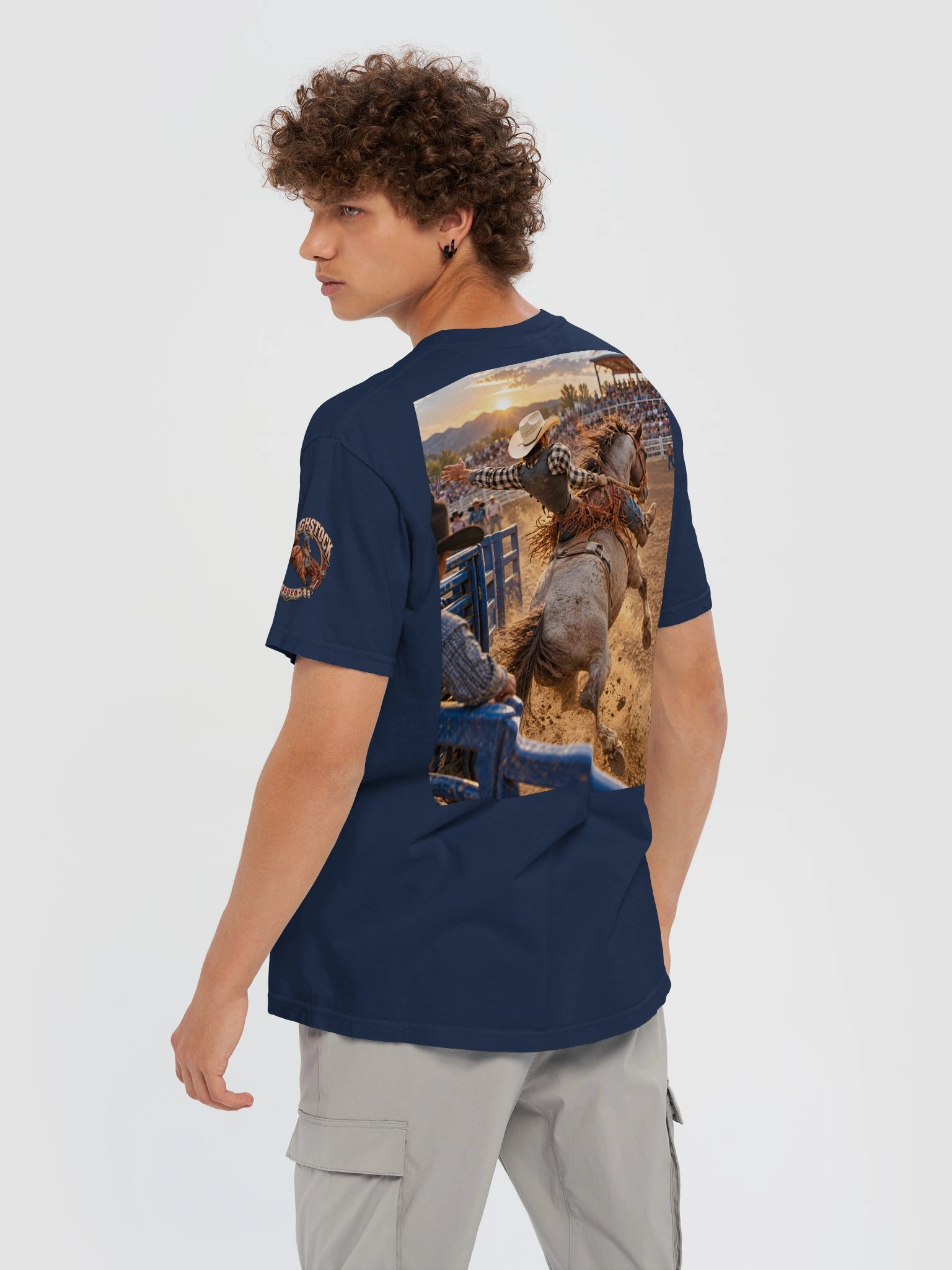 Saddle Bronc Rigged & Ready T-Shirt | ROUGHSTOCK RODEO™ product image (26)