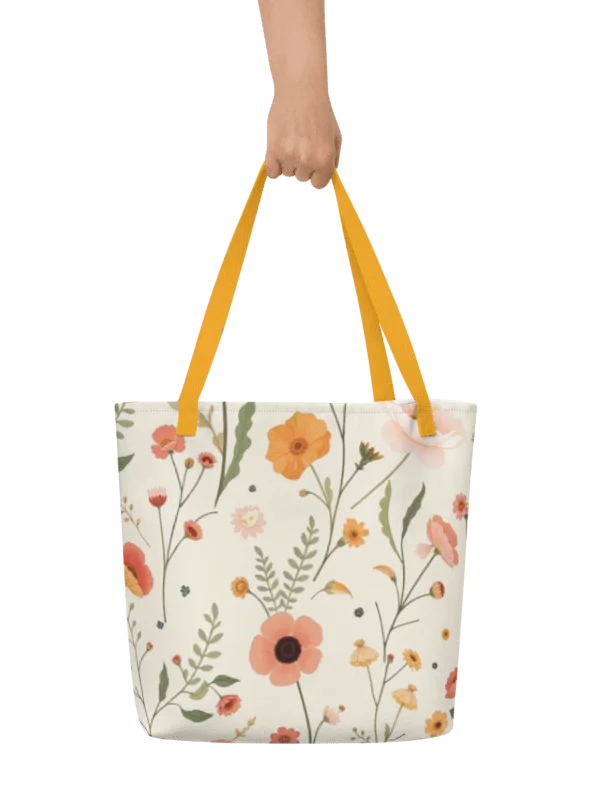 SUMMER FLOWER GARDEN SHOPPING BAG - Blumengarten Einkaufstasche product image (2)
