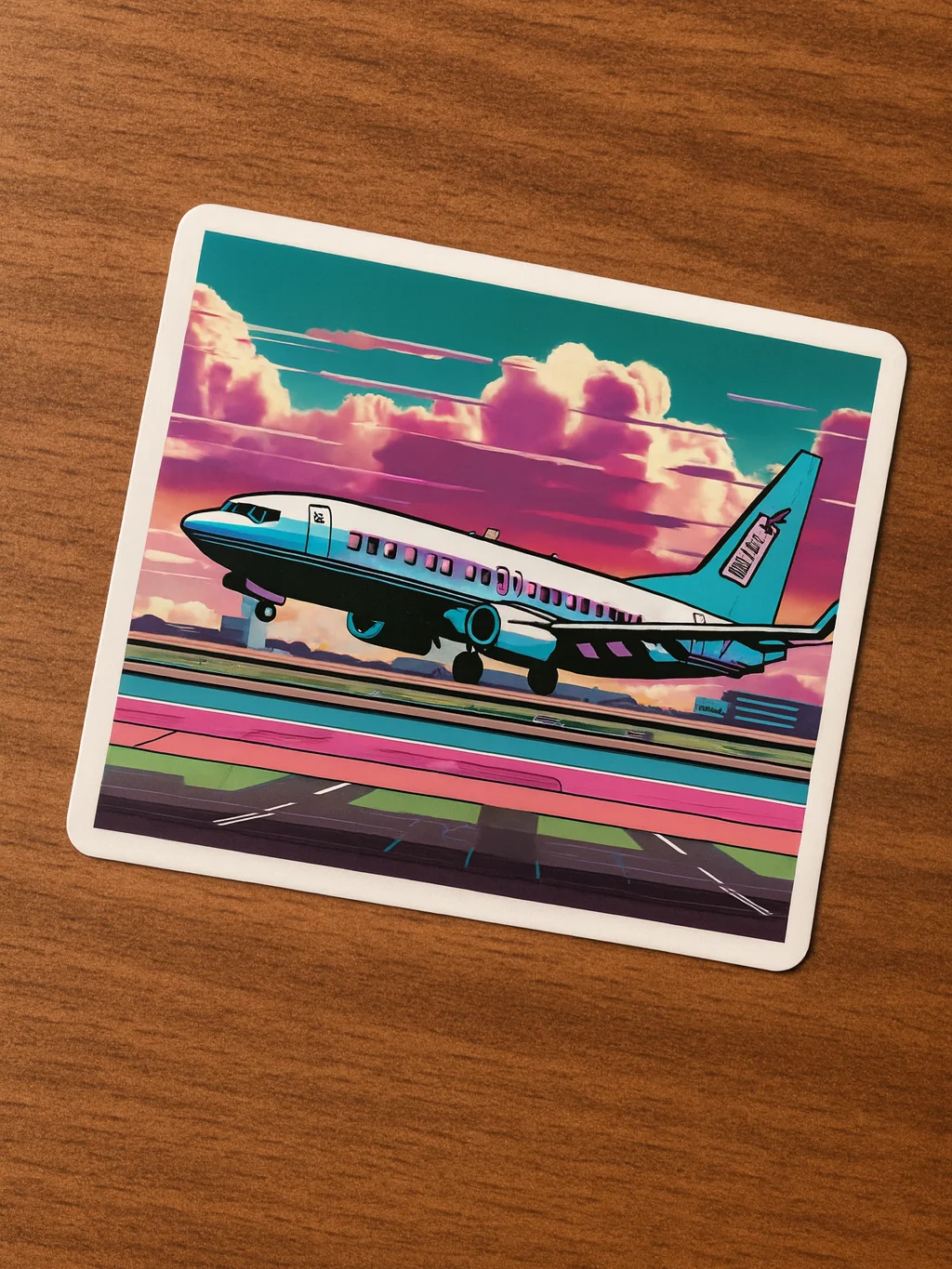 Retro Airliner Sticker product image (1)