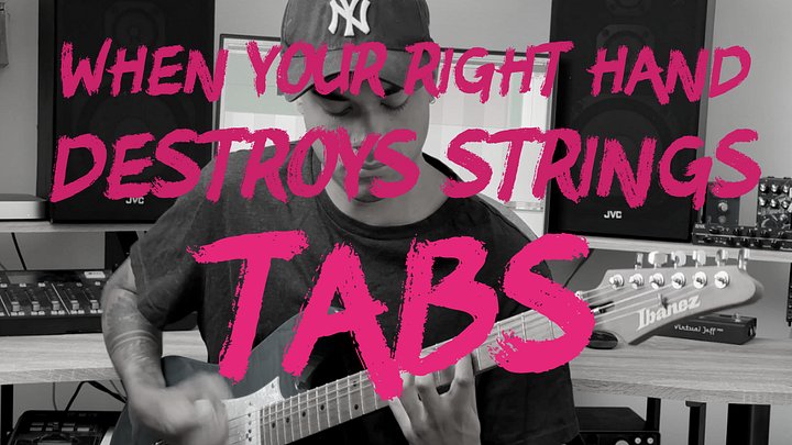When Your Right Hand Destroys Strings Tabs product image (1)