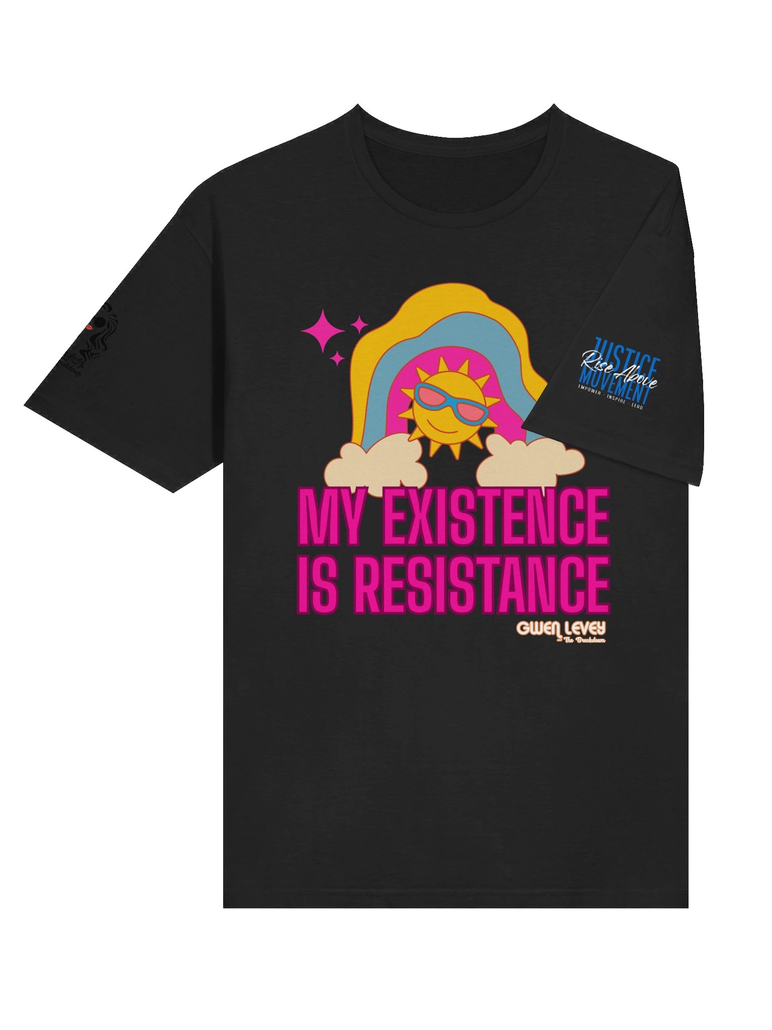 'My Existence is Resistance' Tee - BLACK product image (6)