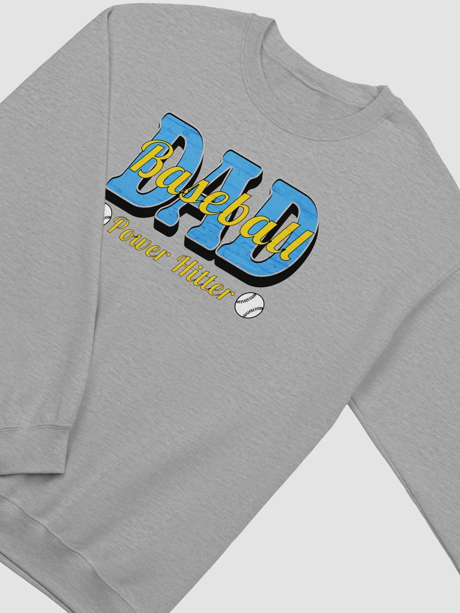 Dad Baseball Power Hitter Sweatshirt product image (18)