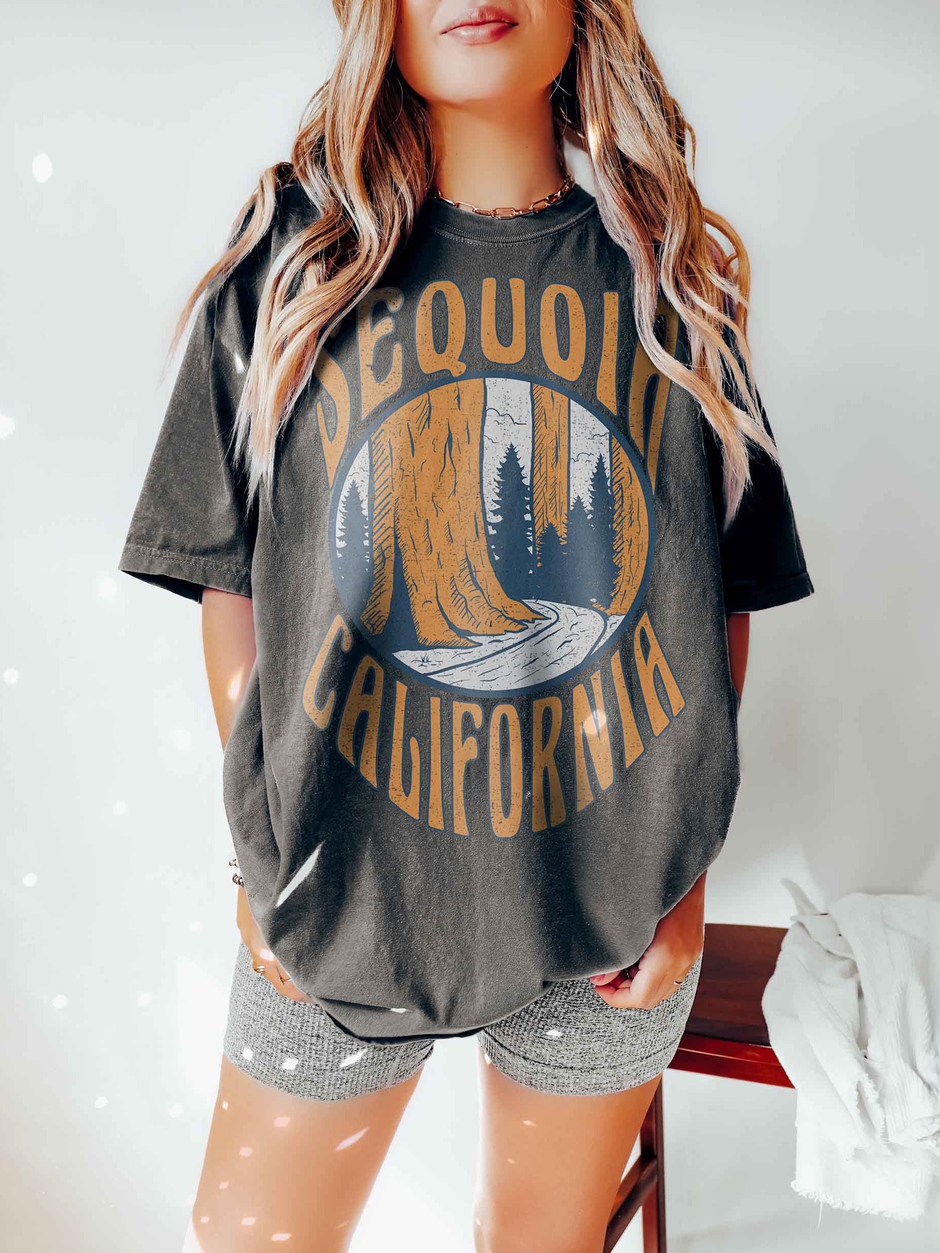 Sequoia California Shirt – Vintage Giant Tree Forest Retro Nature Travel Tee product image (2)