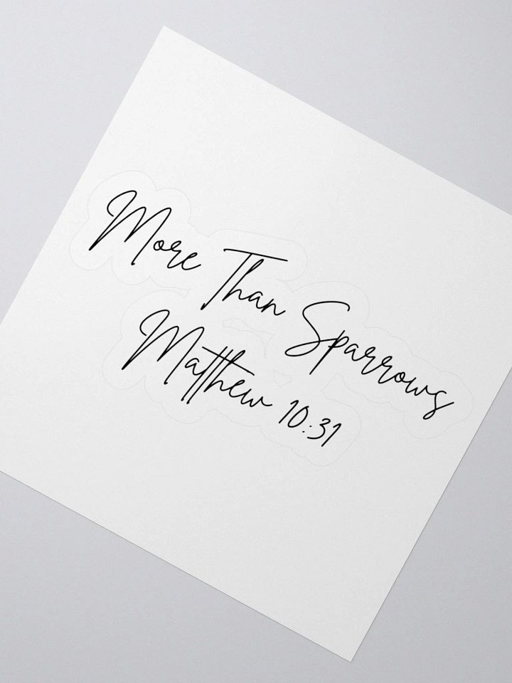 More Than Sparrows Sticker product image (2)
