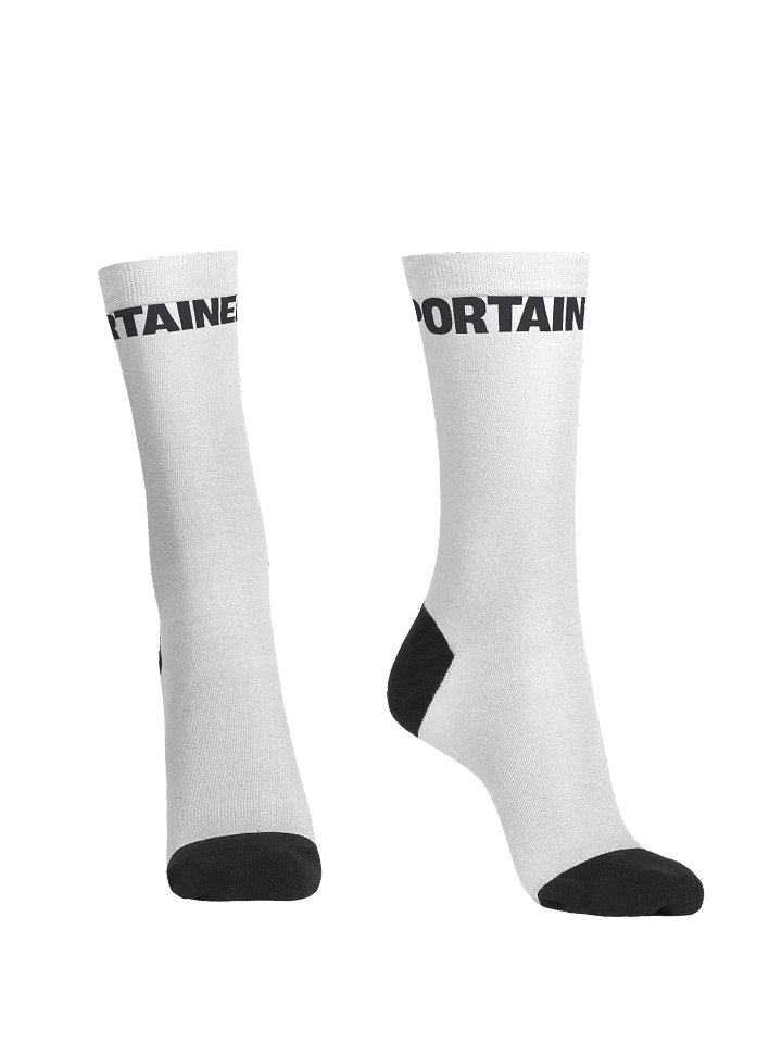 Portainer Socks - Black logo product image (2)