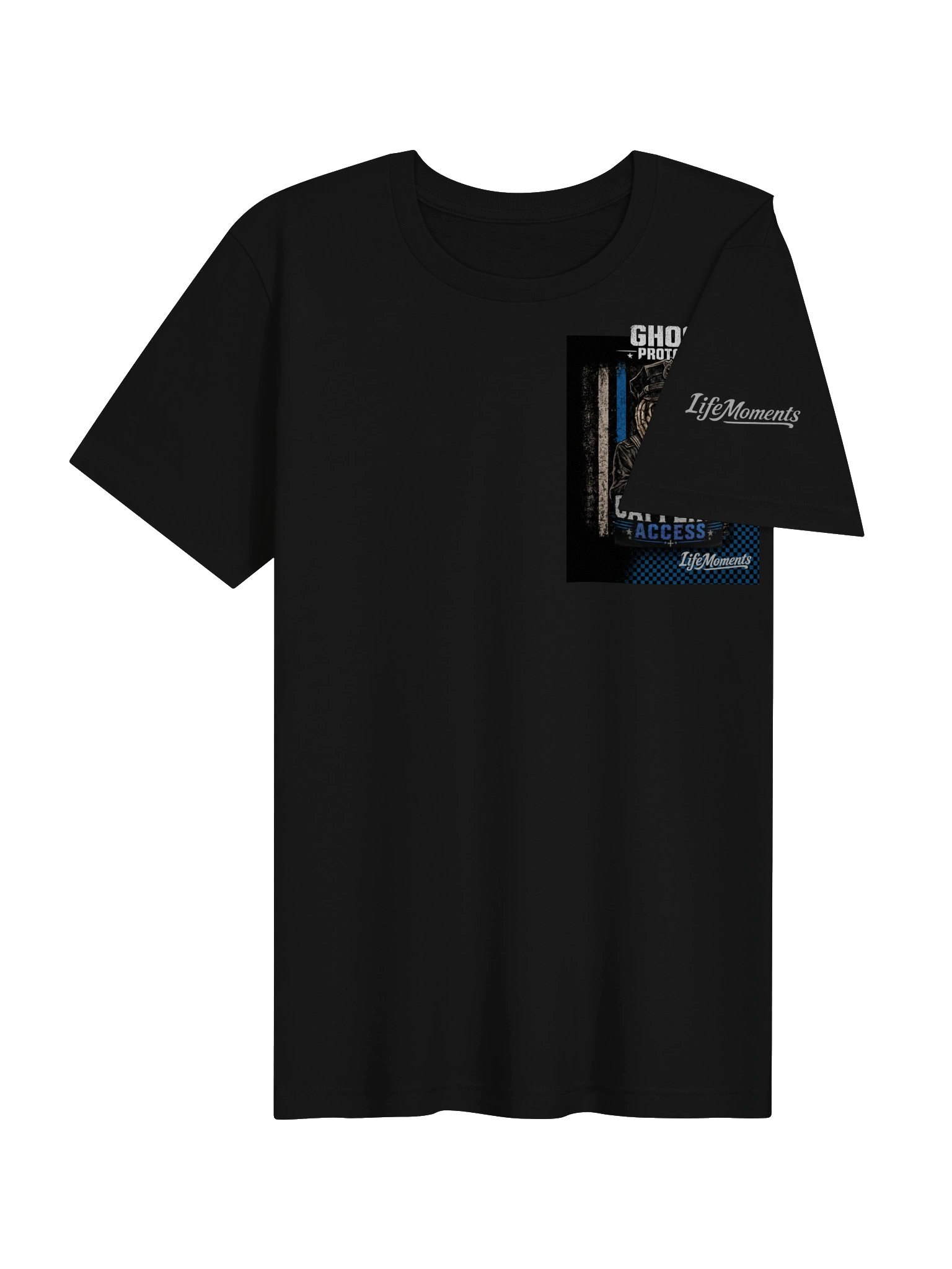 Funny Police Night Shift Shirt - Skull Caffeine - 100% Cotton product image (6)