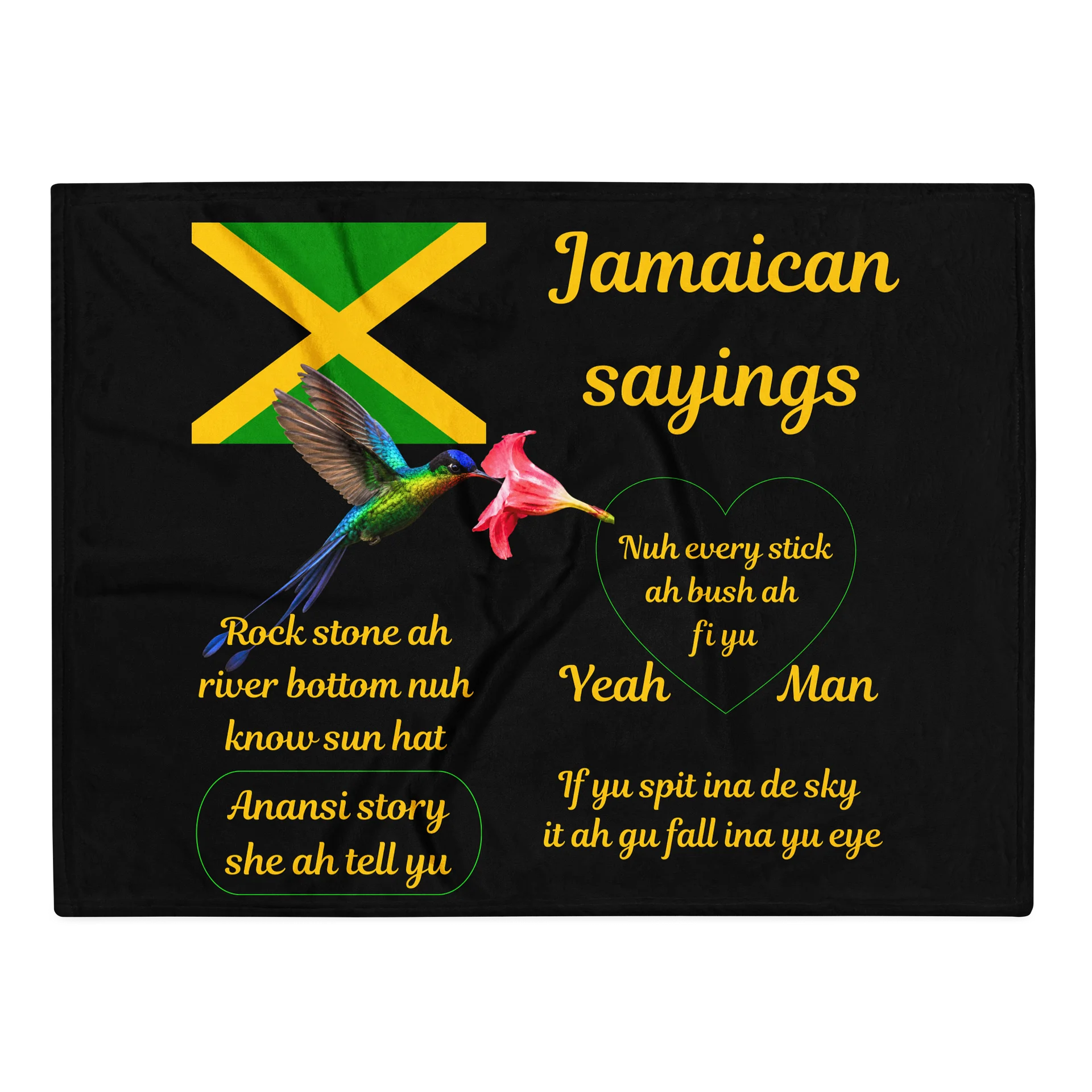 Jamaican Saying DB Throw product image (2)