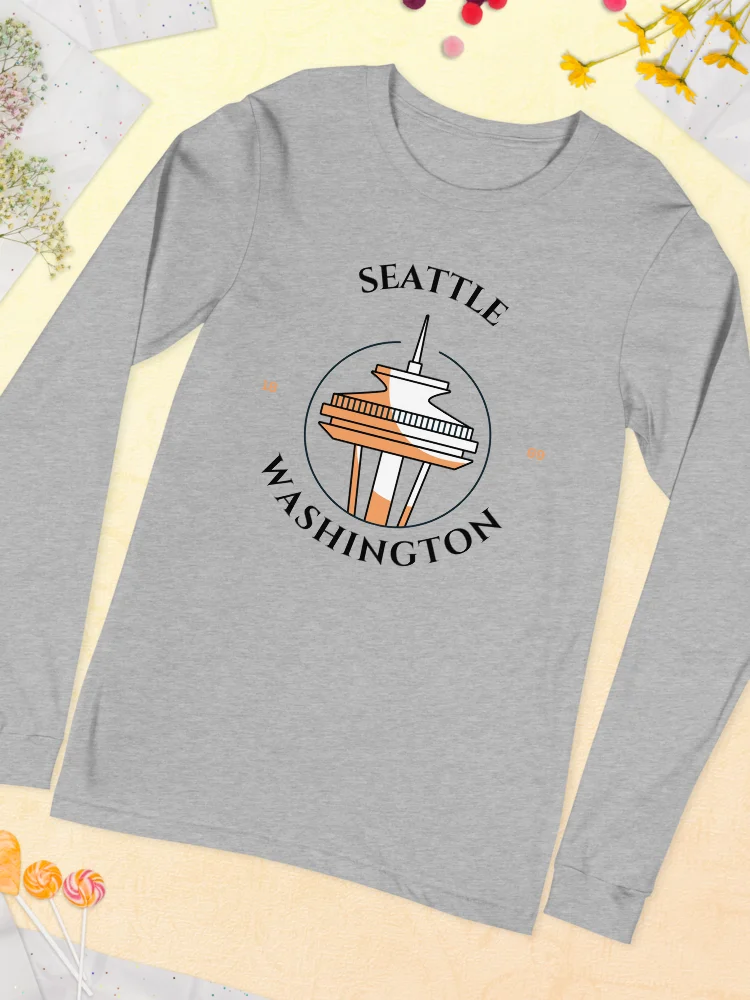 Seattle - Space Needle / Long-Sleeve Tee product image (3)