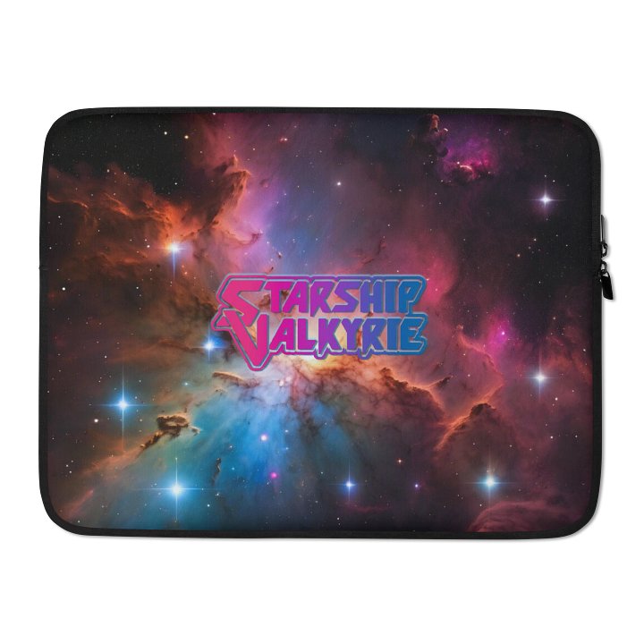 Starship Valkyrie Bi Pride Logo Nebula Laptop Cover product image (2)