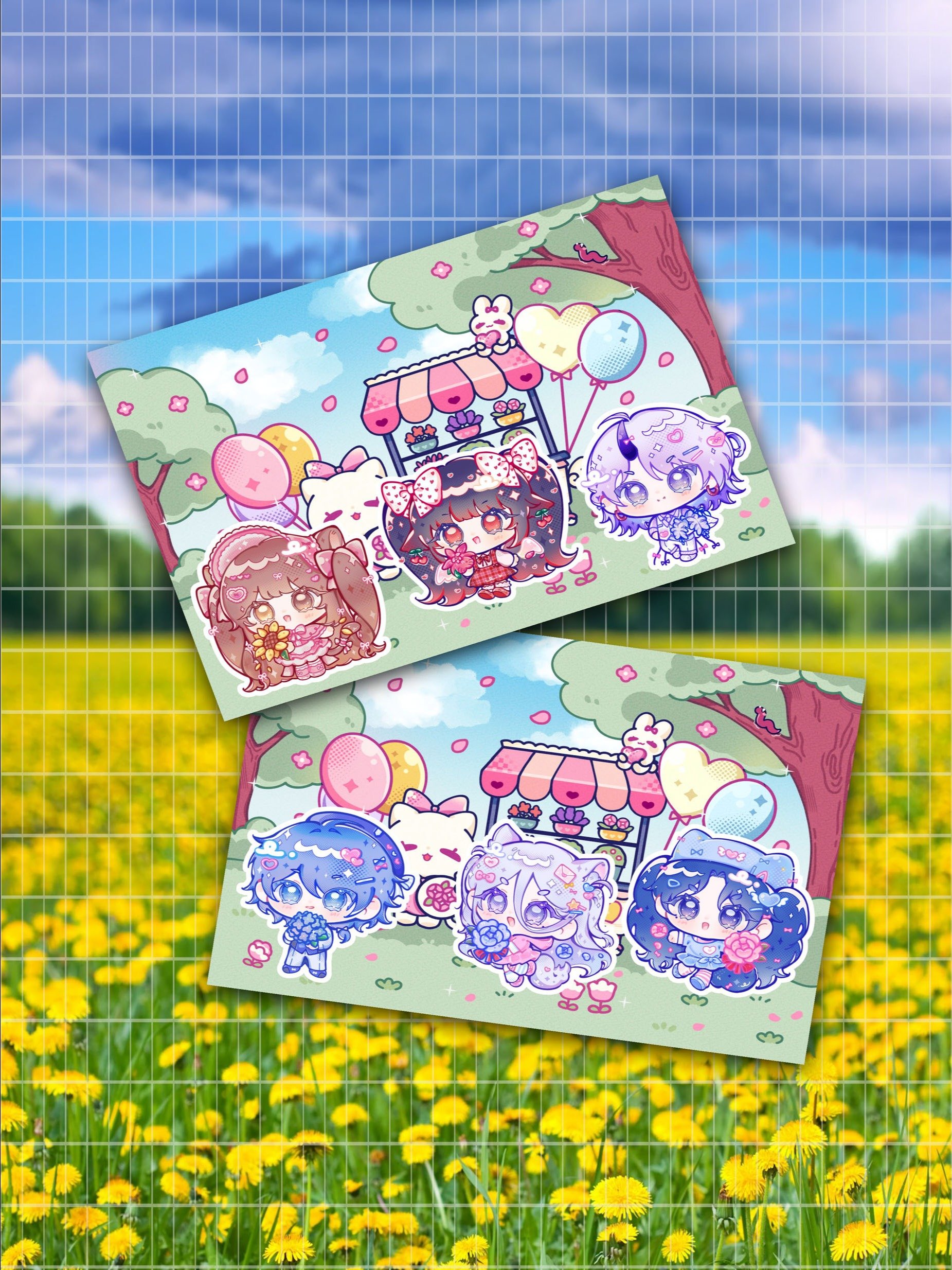 "FAVORITE FLOWERS" Sticker Sheets product image (1)