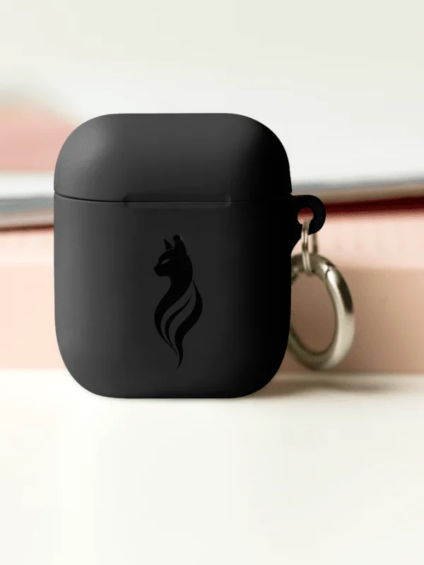 Minimal Black AirPods Case by zaillusion product image (55)