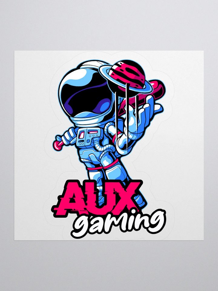 Galactic AUXgaming Astronaut Kiss Cut Stickers product image (1)