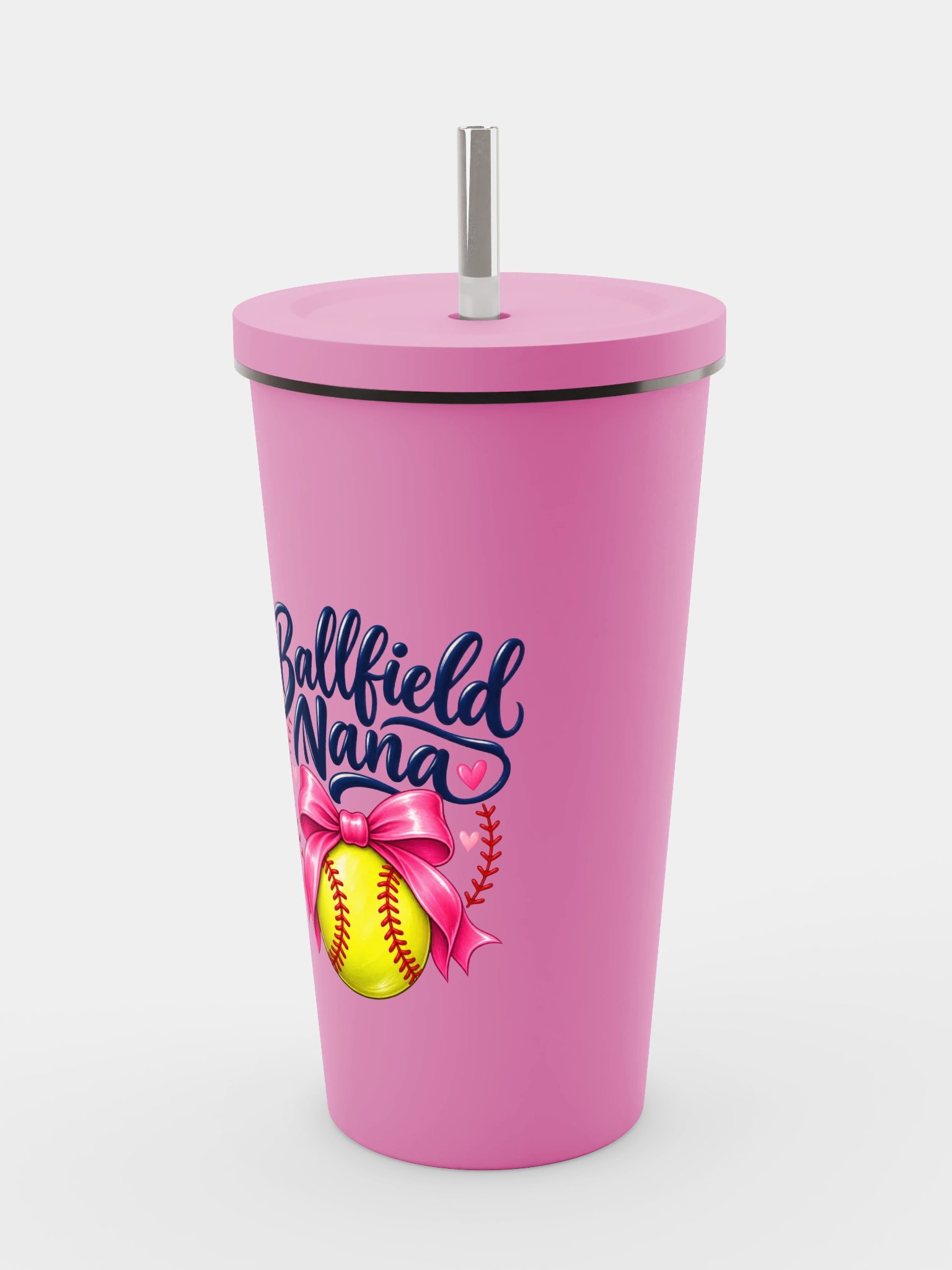 Ballfield Nana Tumbler | Insulated Cup with Straw product image (5)