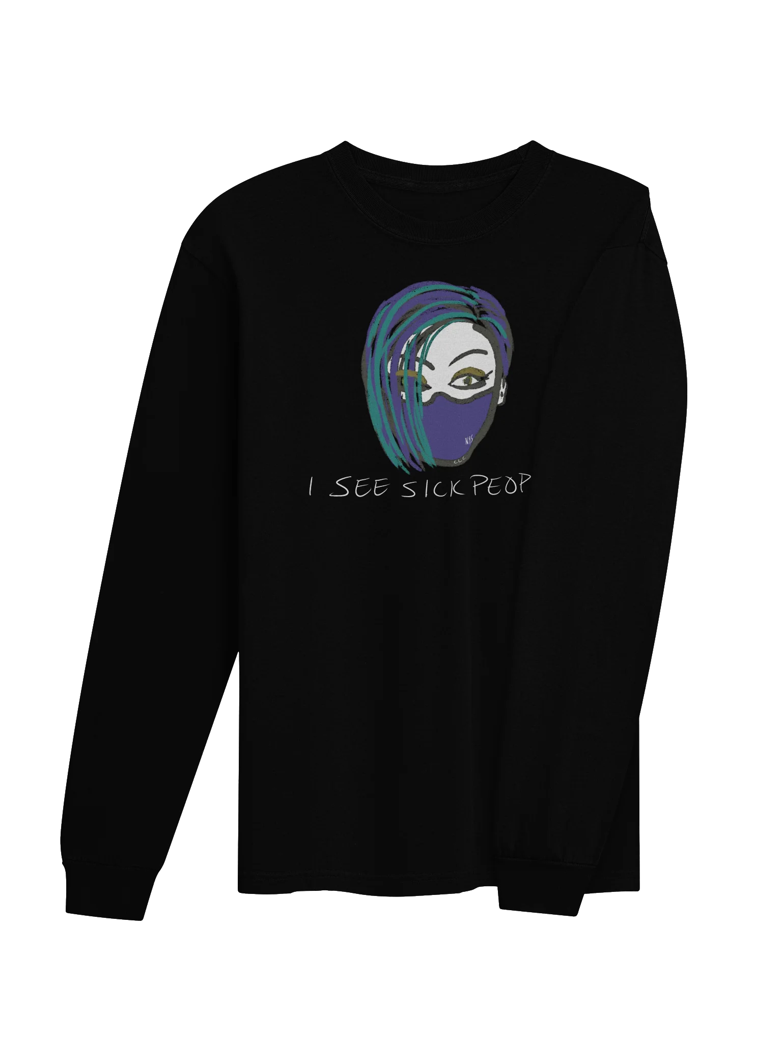 I See Sick People long sleeve tee product image (20)