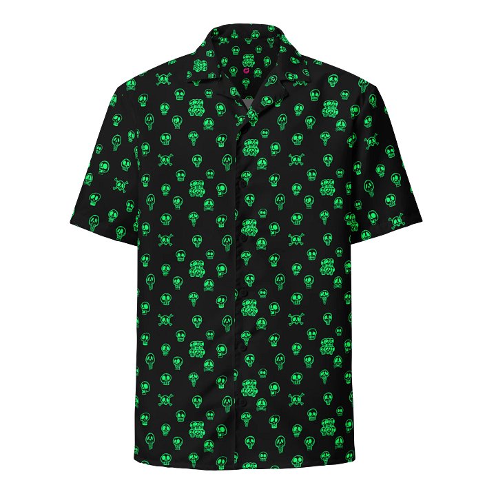 Neon Skulls Hawaiian Shirt product image (1)