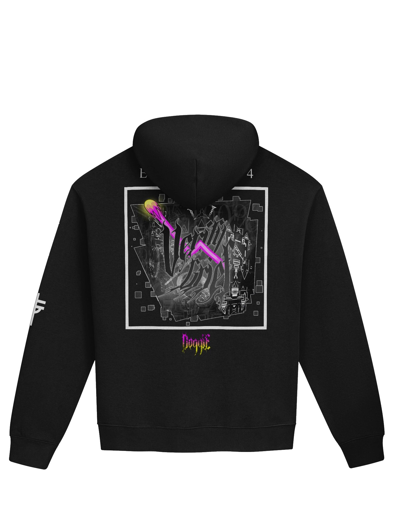Verify Grief Graphic Oversized Hoodie [Alt] product image (1)
