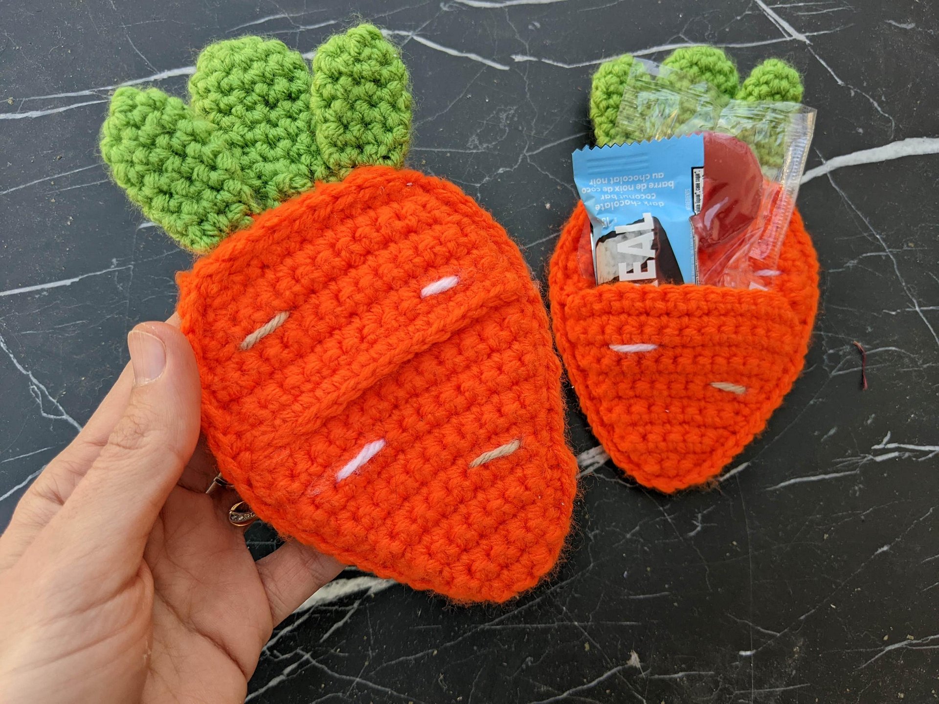 Crochet Carrot Treats Pocket Pattern product image (8)