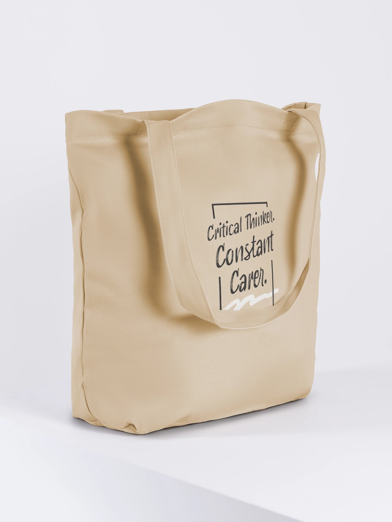 Critical Thinker. Constant Carer. Tote Bag product image (4)