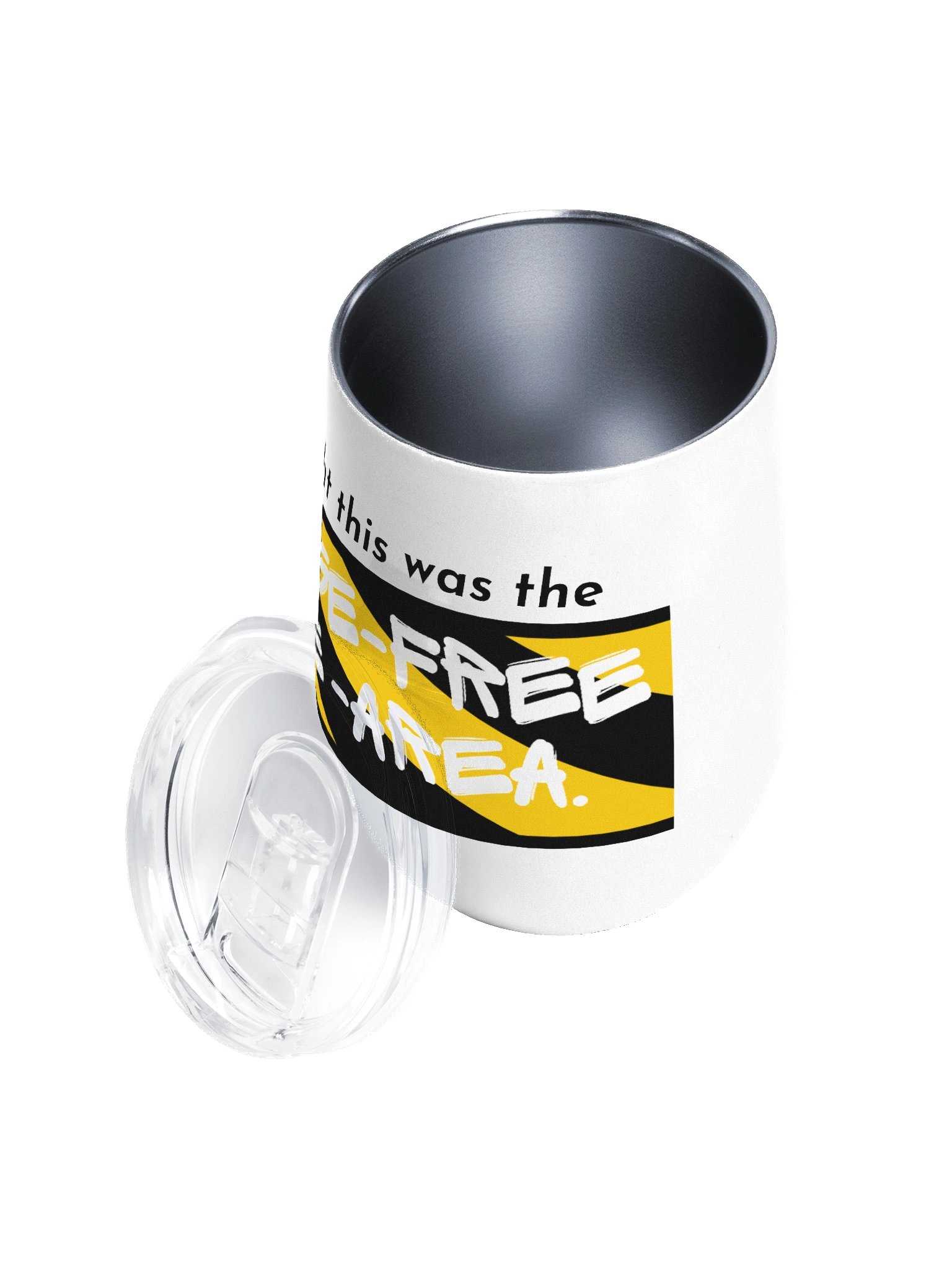 Damage free zone area | Wine Tumbler by Allcolor product image (3)