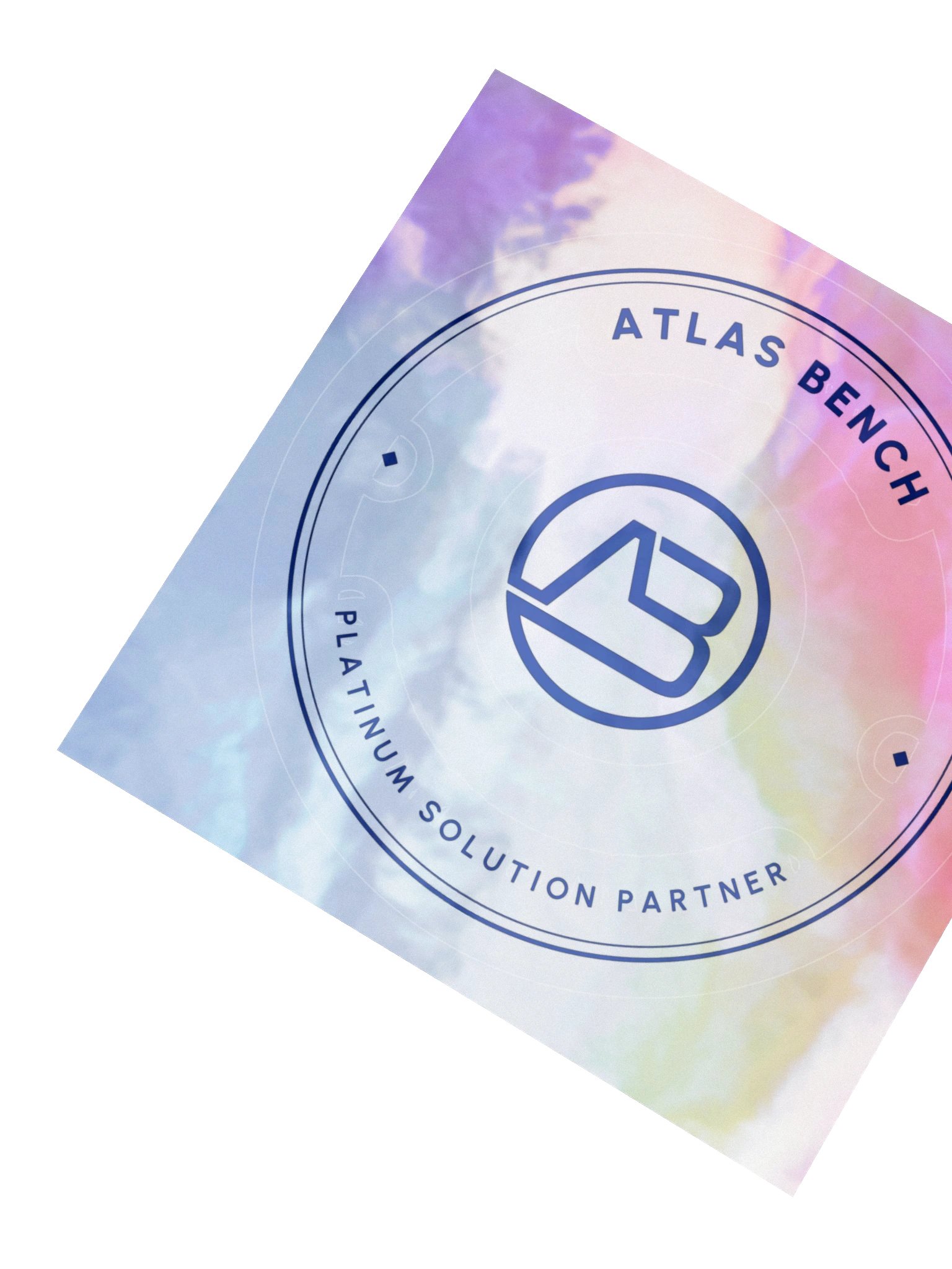 Atlas Bench Holographic Sticker product image (2)