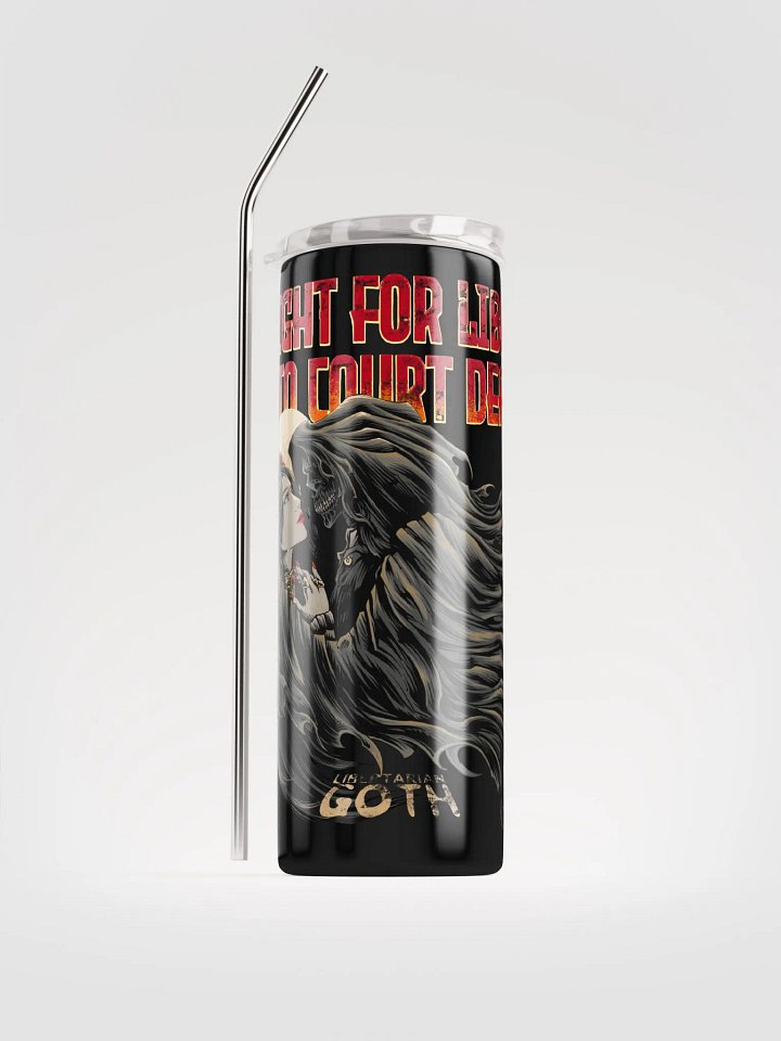 Courting Death Stainless Steel Tumbler product image (1)