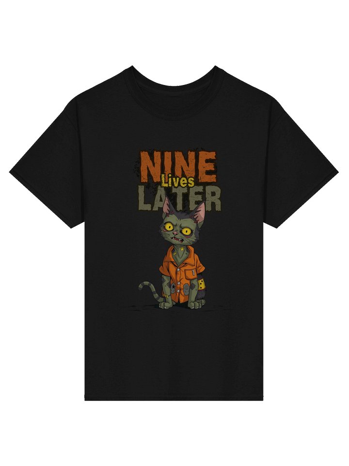 Nine Lives Later Zombie Cat T-Shirt product image (2)