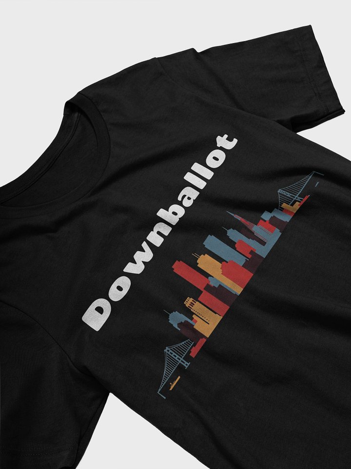 Downballot 2025 Logo Tee Dark Colors product image (2)