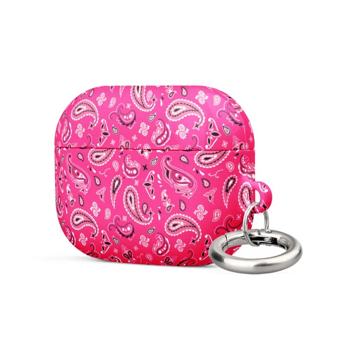 Fuchsia Bandana AirPods Case product image (42)