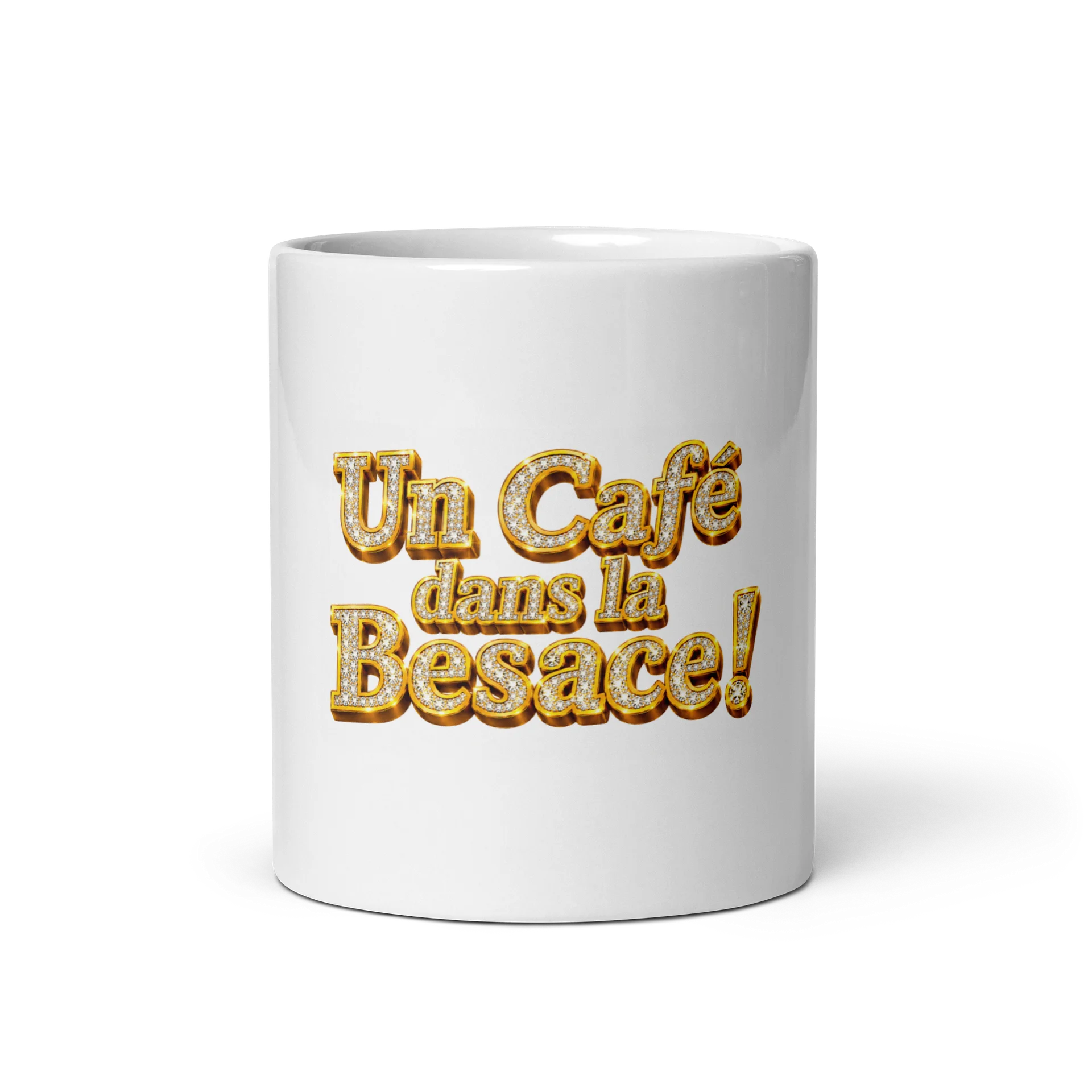 Mug Blanc « Un Café dans la besace ! » product image (1)