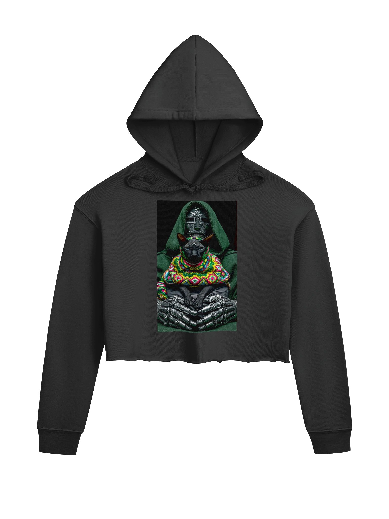 OUIJA DOOM - CROPPED HOODIE (PREMIUM) product image (2)