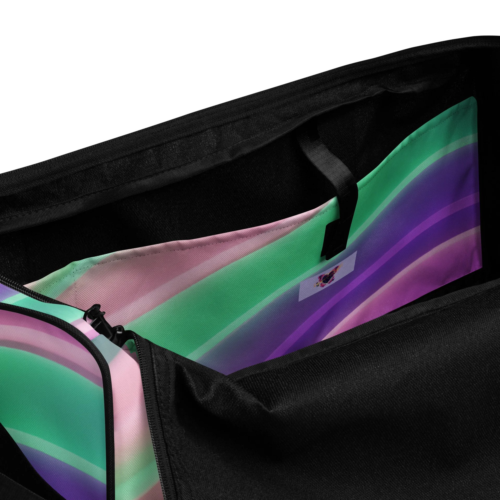 Neon Wave Dream All-Over Duffle Bag product image (6)