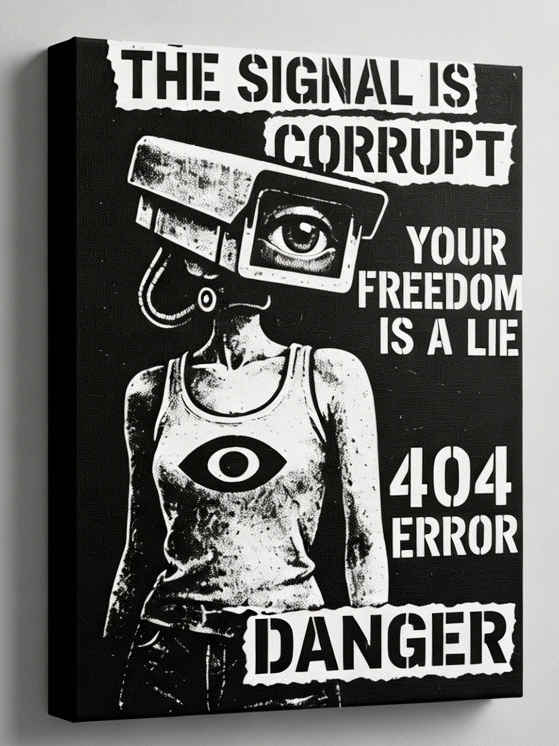 Surveillance Control - Urban Street Art Canvas product image (1)
