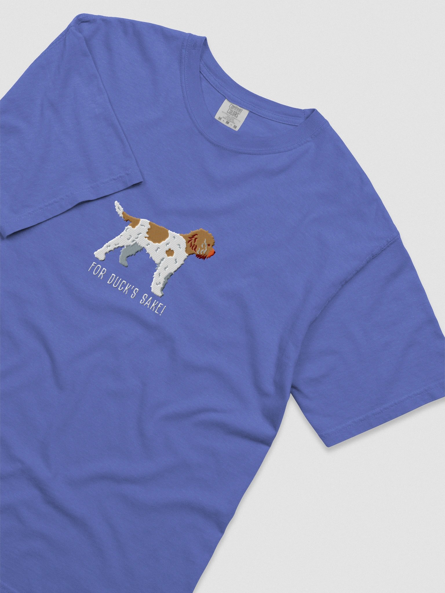 For Duck's Sake! T-Shirt(Embroidered) of a Lagotto Romagnolo(Brown & White) product image (8)