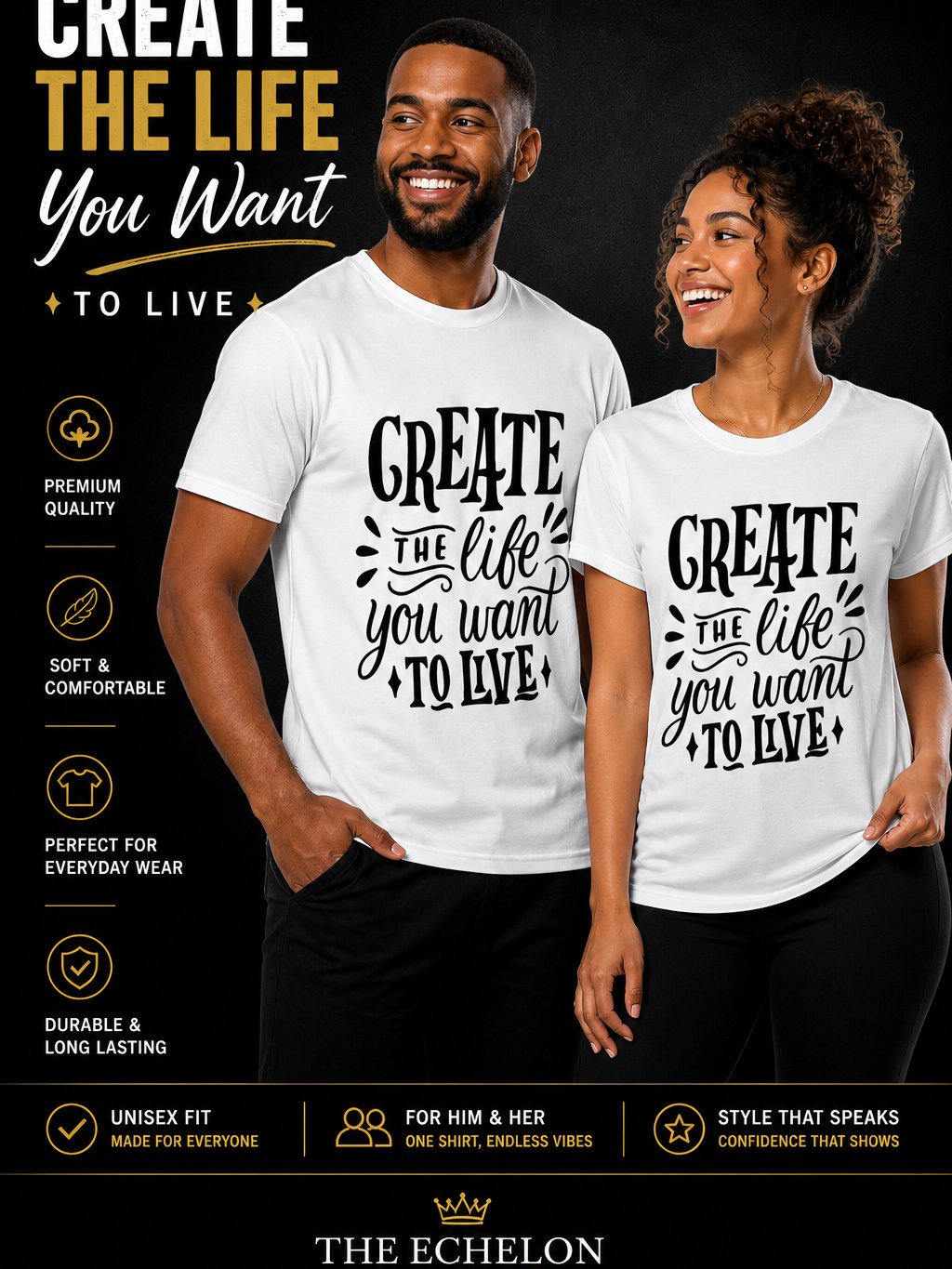 Create The Life V-Neck 𝗨𝗻𝗶𝘀𝗲𝘅 Jersey product image (1)