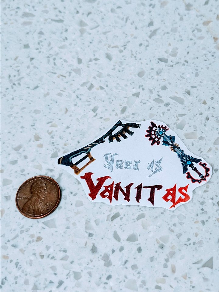 Kingdom Hearts - Yeet As Vanitas - Gloss Pixel Art Sticker product image (1)