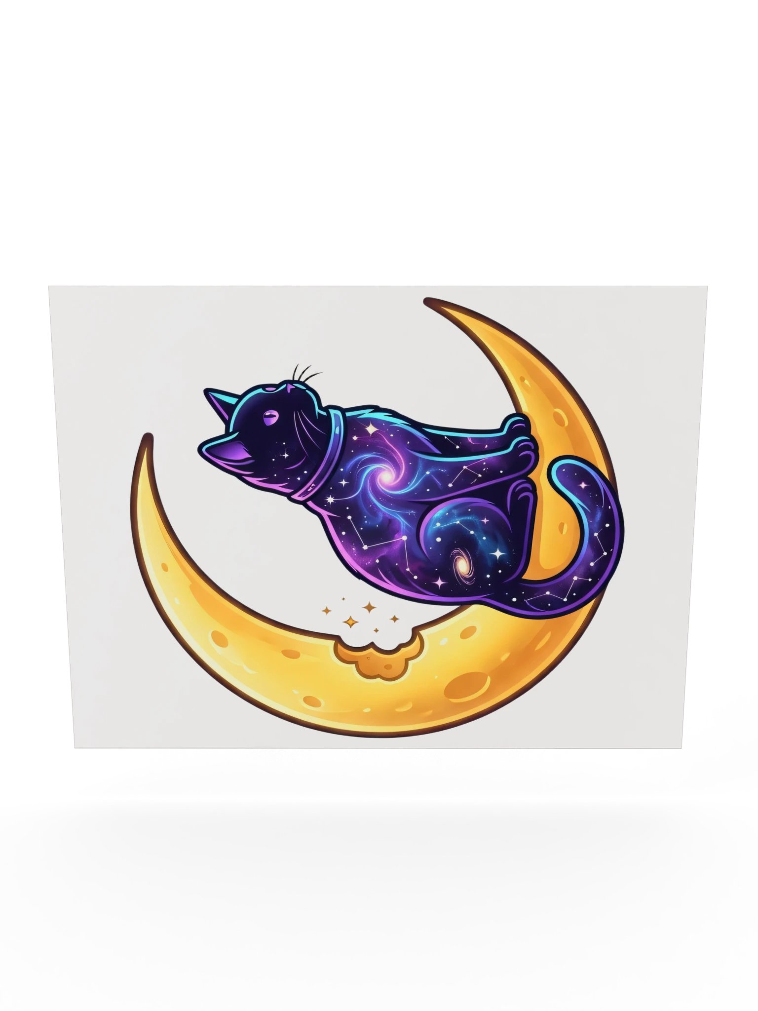 Moon Snack Cat Poster product image (24)