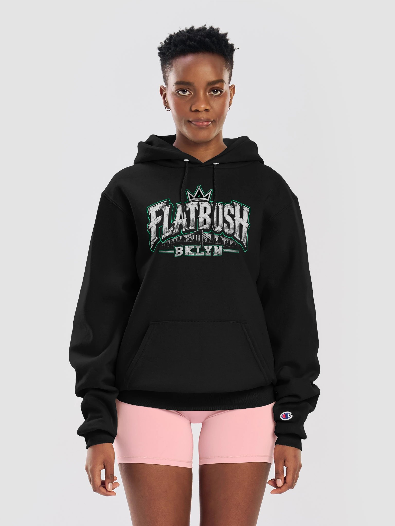 Flatbush Bklyn Hoodie (Blue) product image (5)