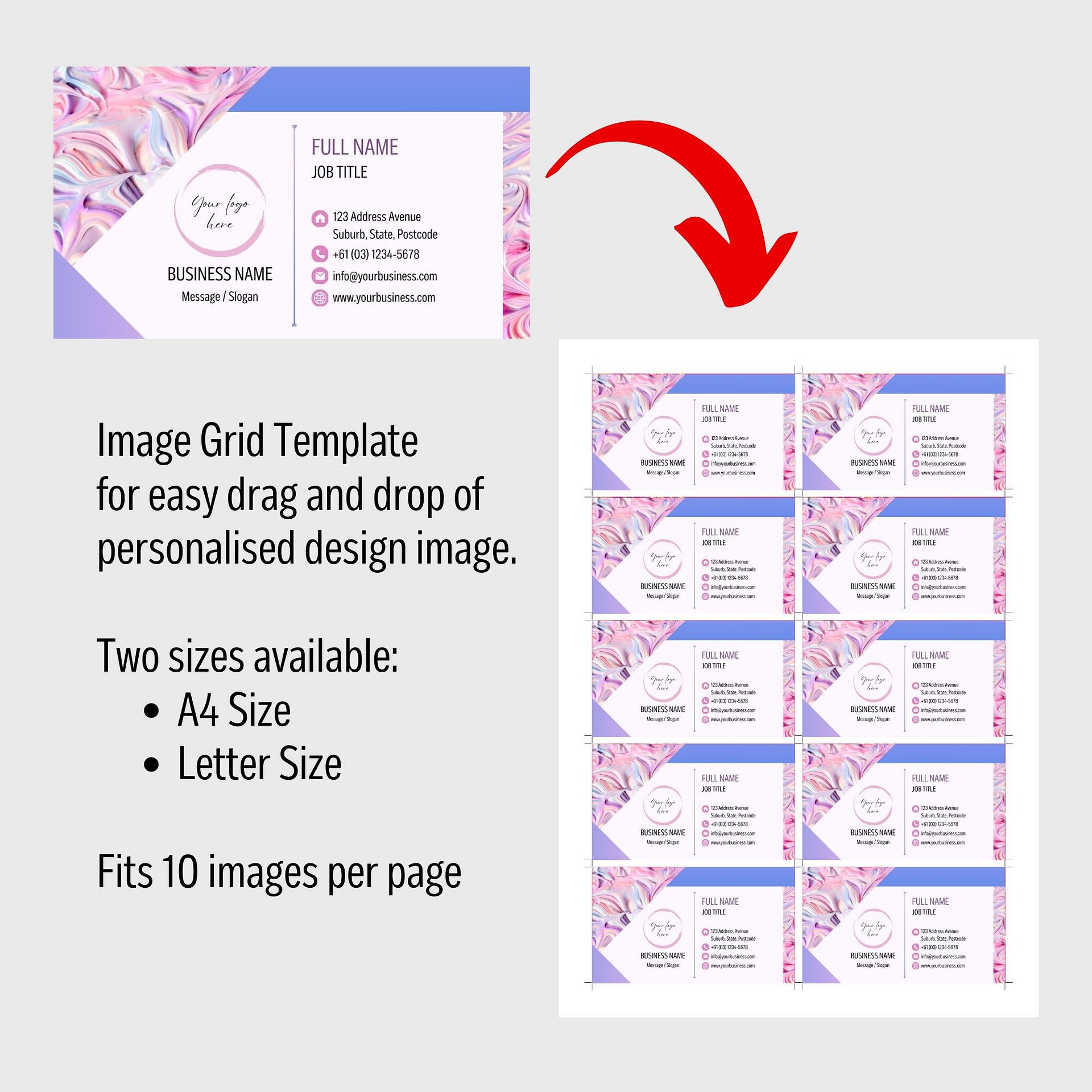 Emily - Business Card Template product image (8)