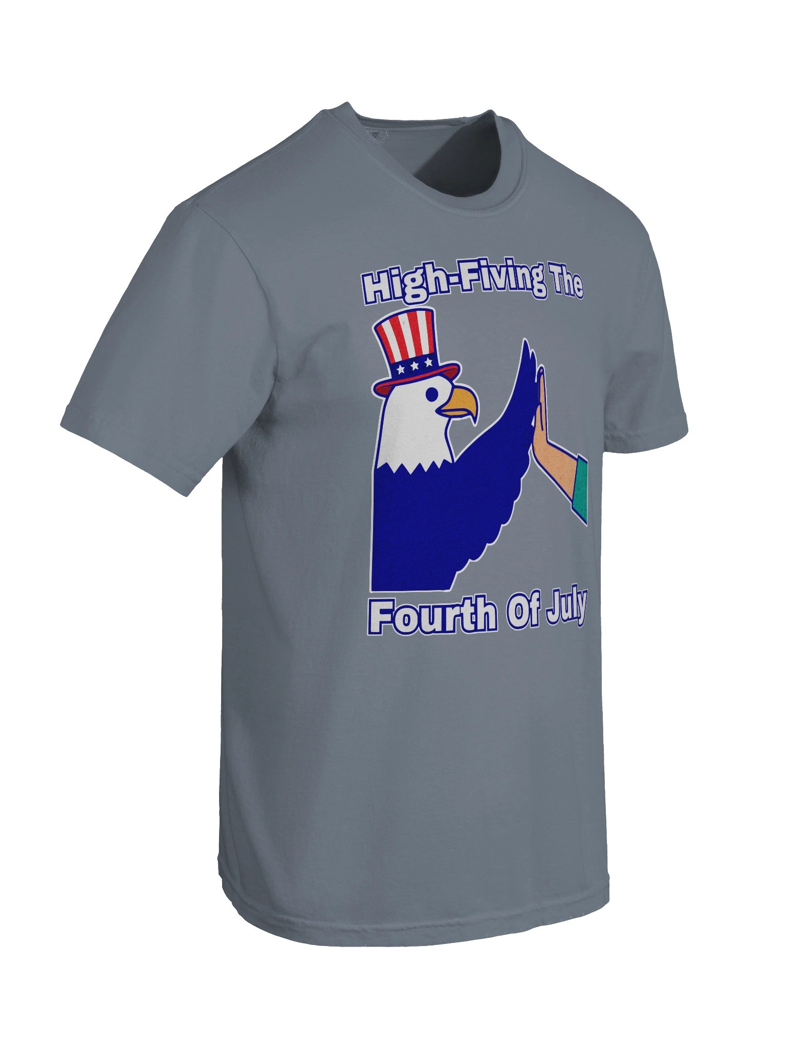 High‑Fiving The Fourth — Patriotic Eagle T‑Shirt product image (37)