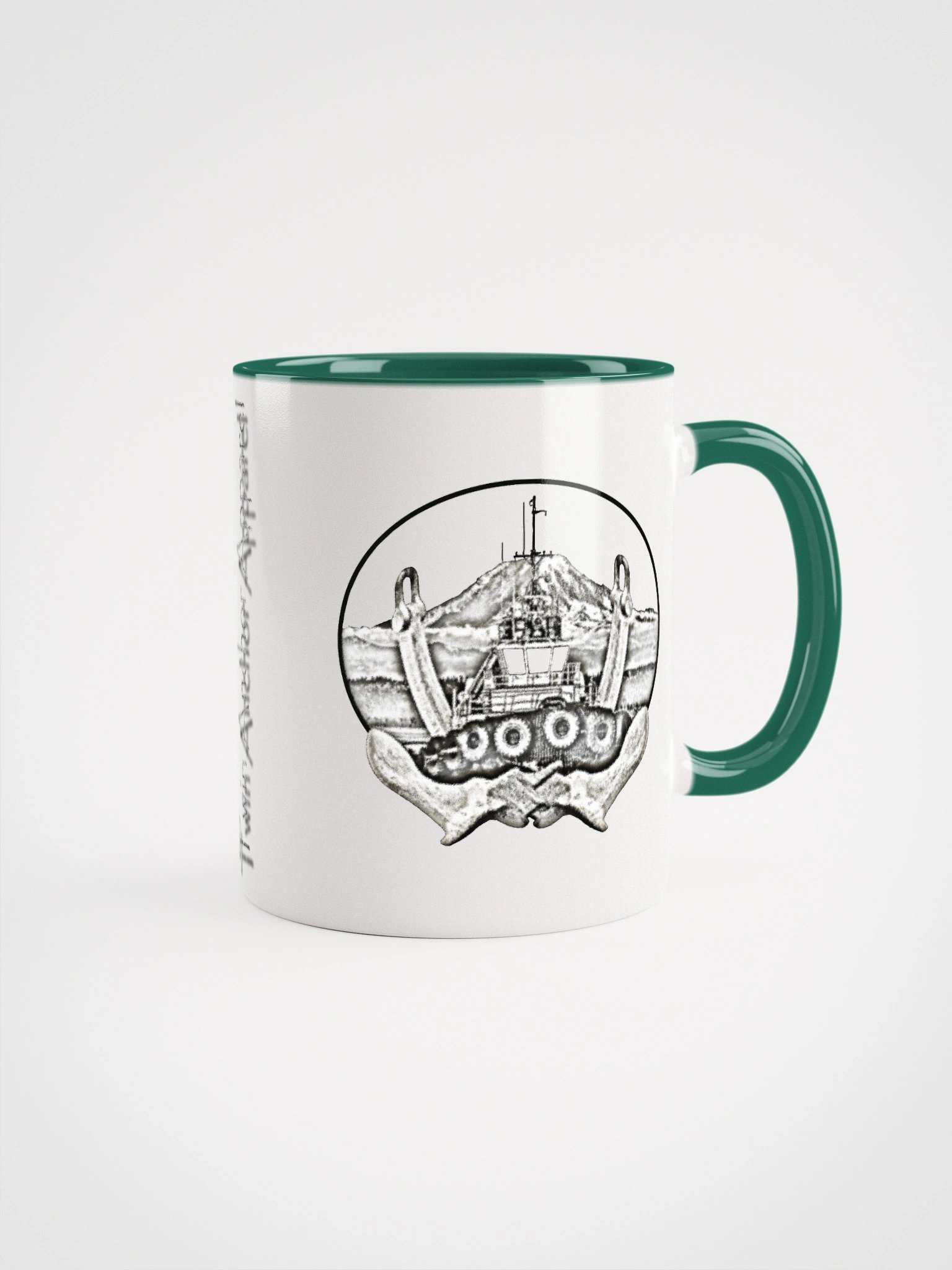 Twin anchor Mount Rainier Marshall Foss - Ancher Tug Mug 11oz & 15oz product image (1)
