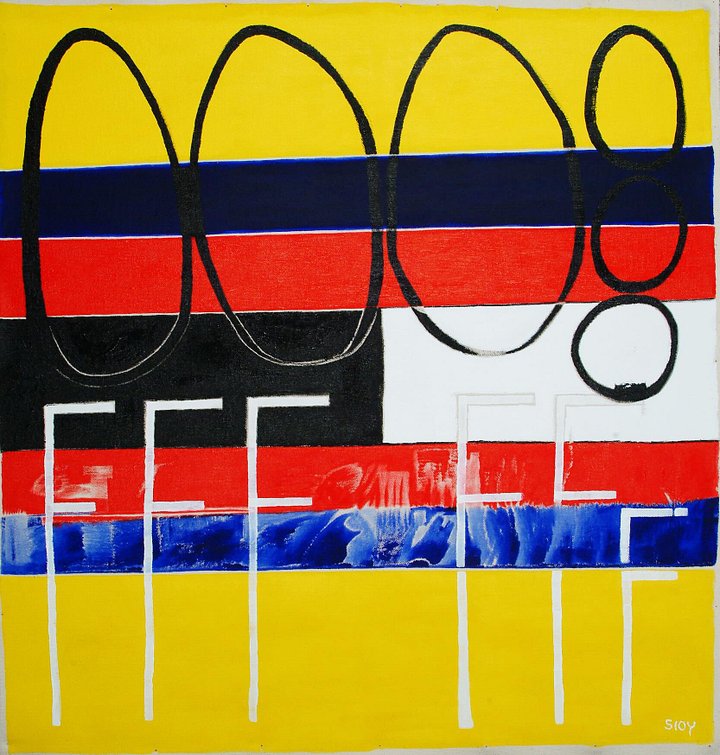 Sandbag 8 on Canvas (32" x 32") product image (1)