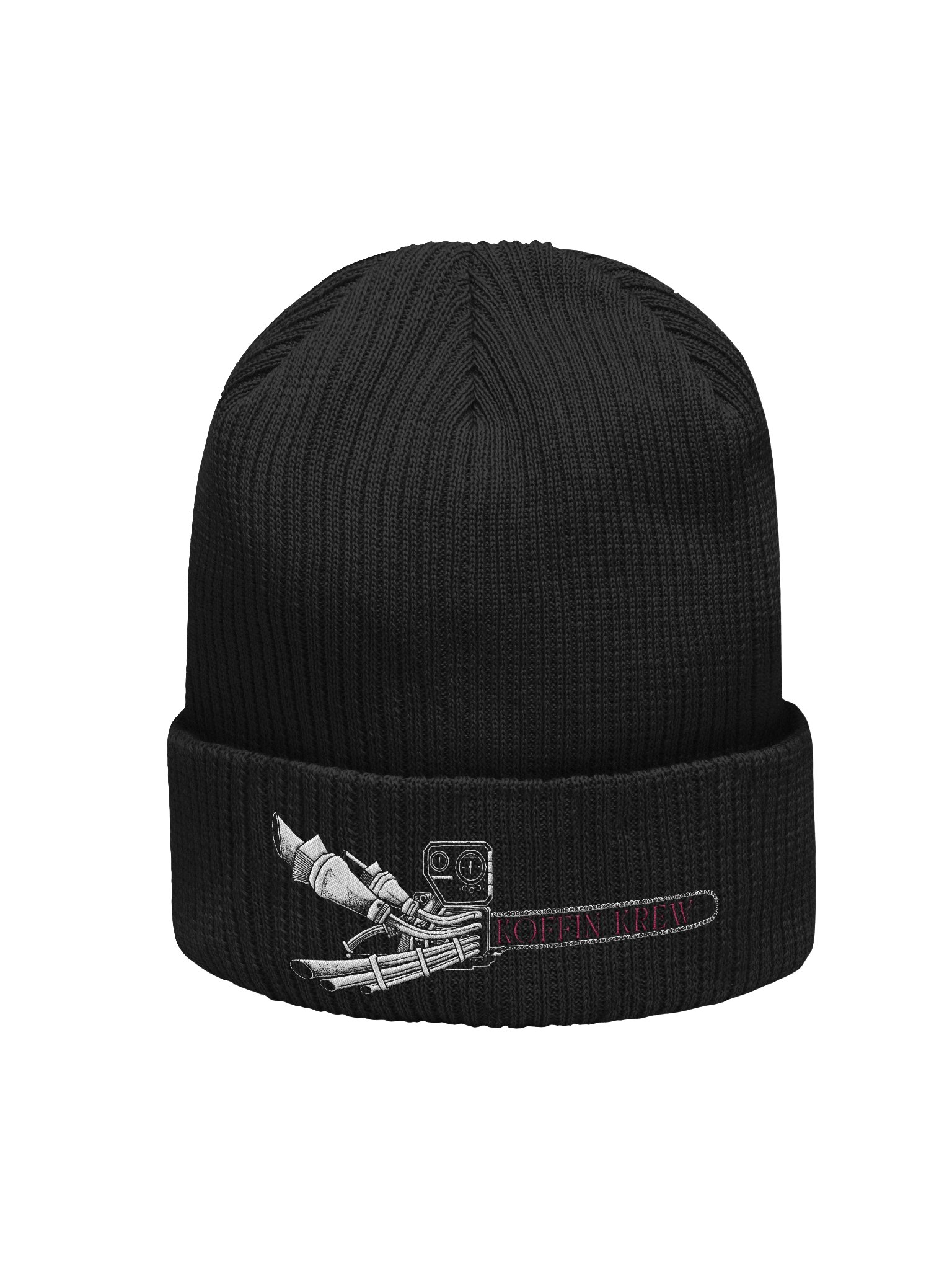 Zombie Hunter Organic Ribbed Beanie product image (1)