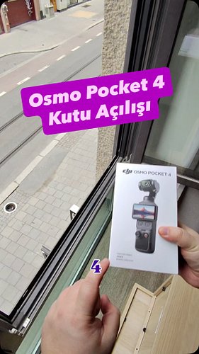 Pocket 3’ten geçmeye değer mi?👇 Oslo’da Osmo Pocket 4’ün kutusunu açıyoruz 🤷‍♂️ ama kutuda bir eksik var 🥲 #osmopocket4 #djim...