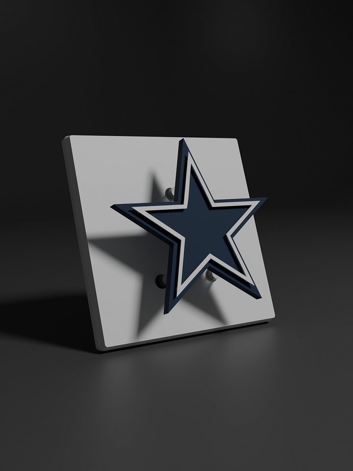 Dallas Cowboys 3D Printed Floating Logo Sign (Digital File Only) product image (1)