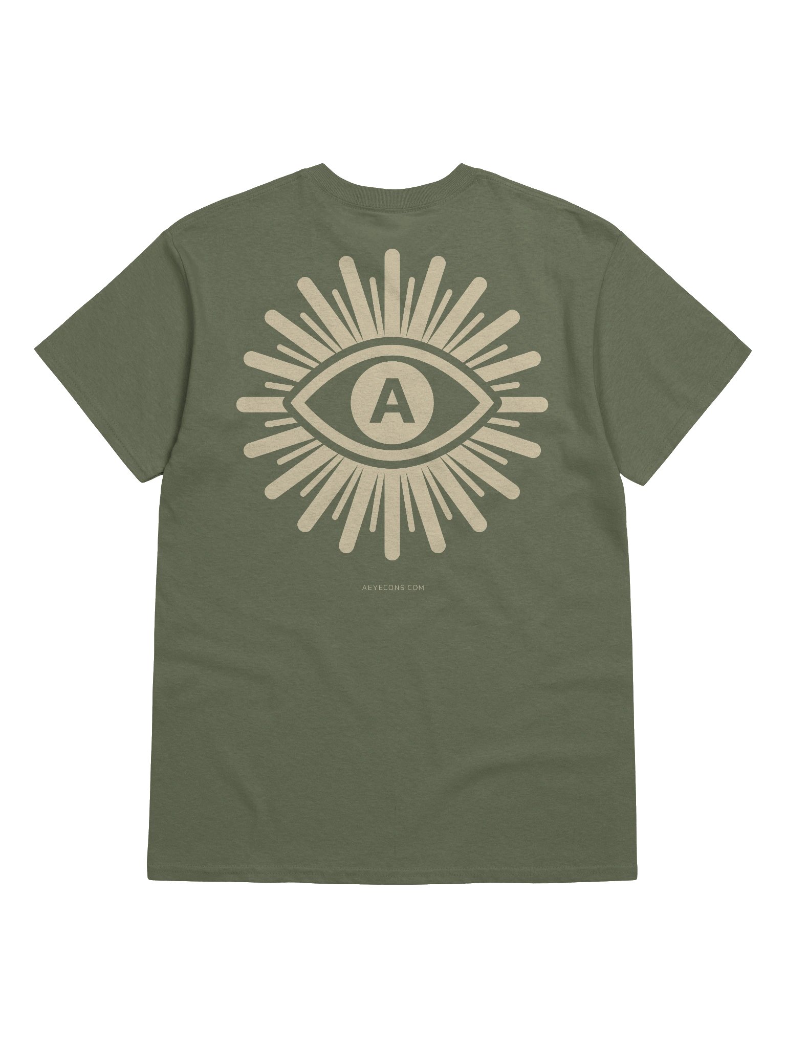 Official Logo of AI™ Burst T-Shirt | Dark Colors | AEYECONS™ product image (1)